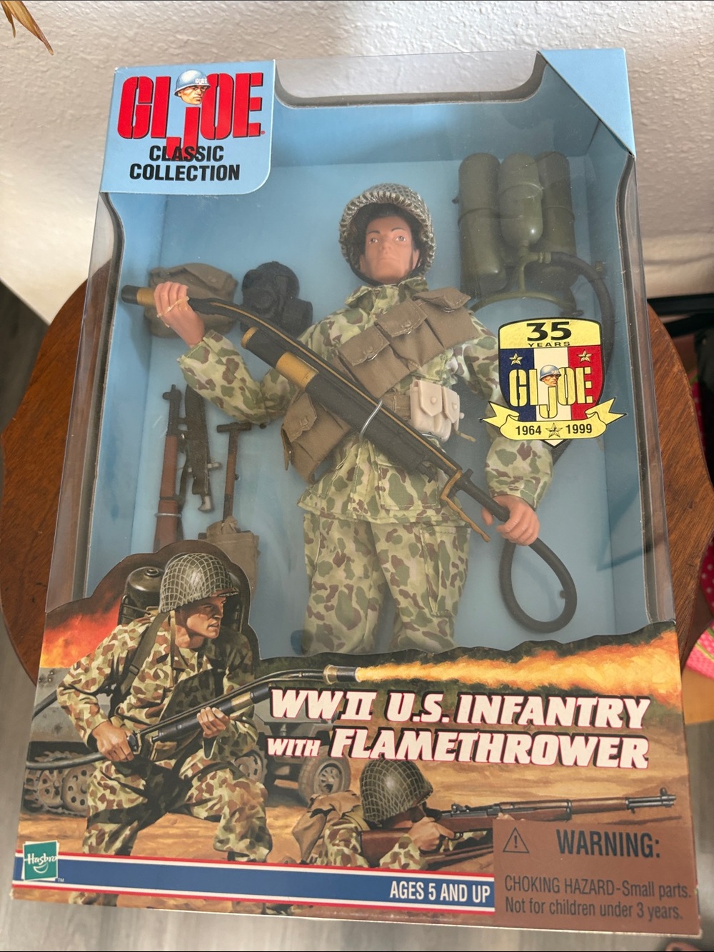 G.I. Joe Classic Collection WWII U.S. Infantry with Flamethrower - Camo